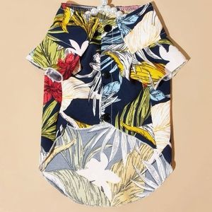 Leaf Print Pet Shirt